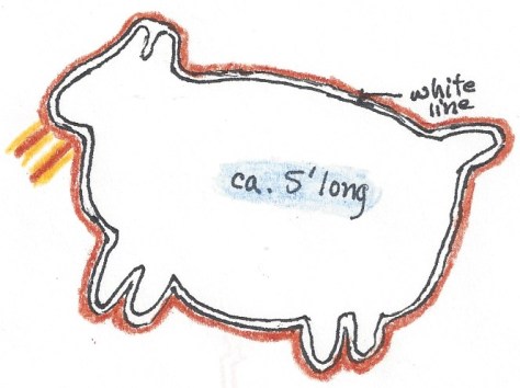 Mt Sheep? pictograph